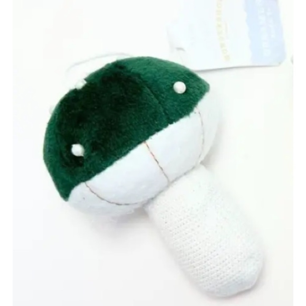 Fabric Mushroom Ornament Dark Green, NWT - Picture 4 of 9